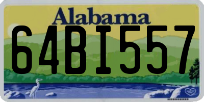 AL license plate 64BI557