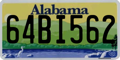 AL license plate 64BI562