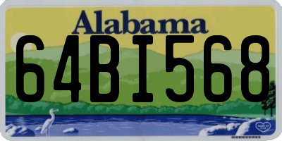 AL license plate 64BI568