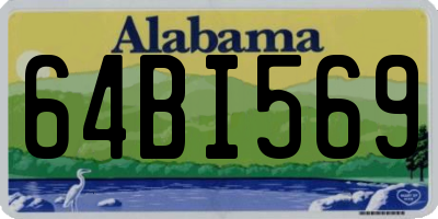 AL license plate 64BI569