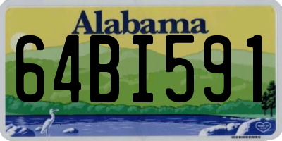 AL license plate 64BI591