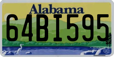 AL license plate 64BI595