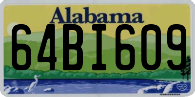 AL license plate 64BI609