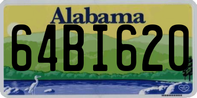 AL license plate 64BI620