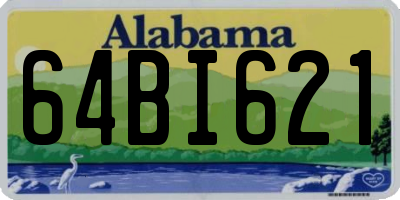 AL license plate 64BI621