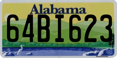AL license plate 64BI623