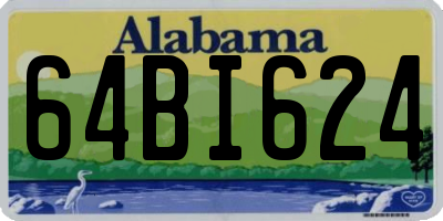 AL license plate 64BI624