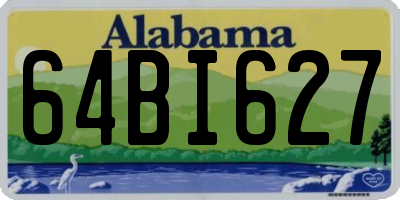 AL license plate 64BI627