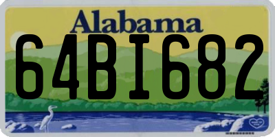 AL license plate 64BI682