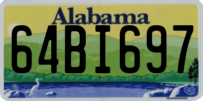 AL license plate 64BI697
