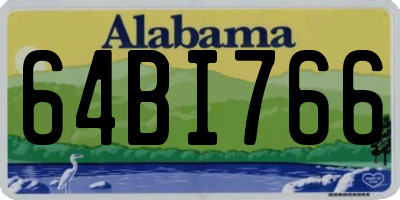 AL license plate 64BI766