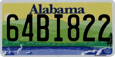AL license plate 64BI822