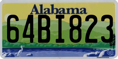 AL license plate 64BI823