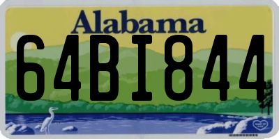 AL license plate 64BI844