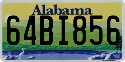 AL license plate 64BI856