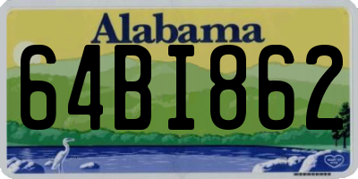 AL license plate 64BI862