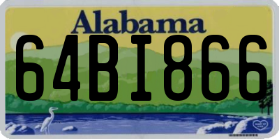 AL license plate 64BI866