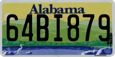 AL license plate 64BI879