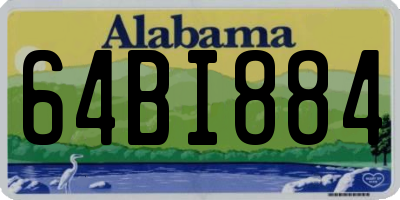 AL license plate 64BI884