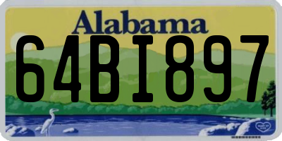 AL license plate 64BI897