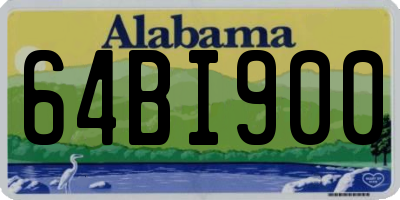 AL license plate 64BI900