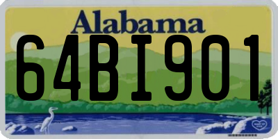 AL license plate 64BI901