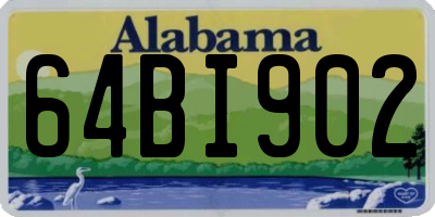 AL license plate 64BI902