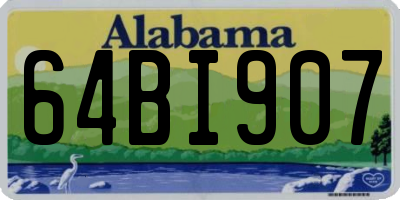 AL license plate 64BI907