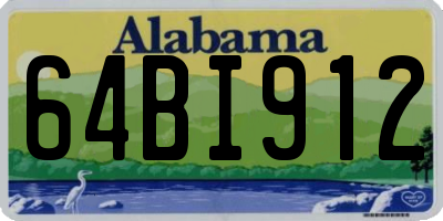 AL license plate 64BI912