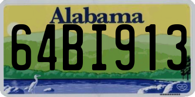 AL license plate 64BI913