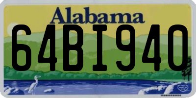 AL license plate 64BI940