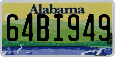 AL license plate 64BI949