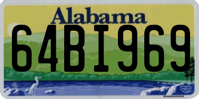 AL license plate 64BI969