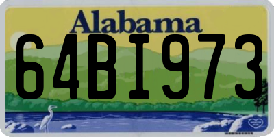 AL license plate 64BI973