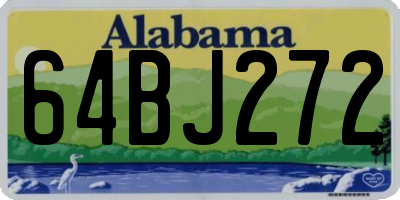 AL license plate 64BJ272