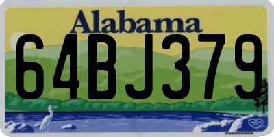 AL license plate 64BJ379