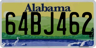 AL license plate 64BJ462