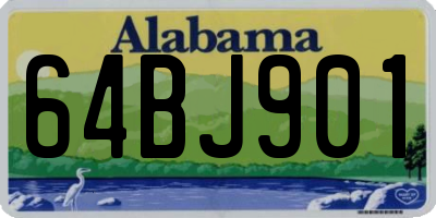AL license plate 64BJ901