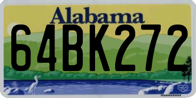 AL license plate 64BK272