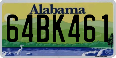 AL license plate 64BK461