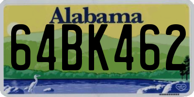 AL license plate 64BK462