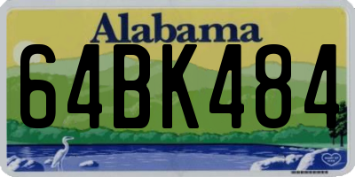AL license plate 64BK484