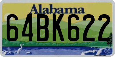 AL license plate 64BK622