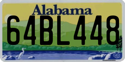 AL license plate 64BL448