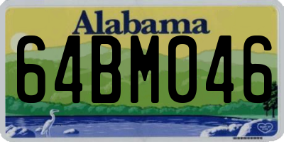 AL license plate 64BM046