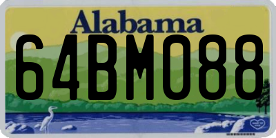 AL license plate 64BM088