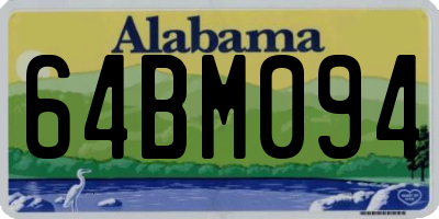 AL license plate 64BM094