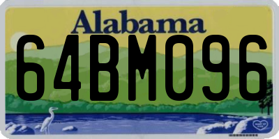 AL license plate 64BM096