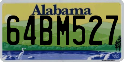 AL license plate 64BM527