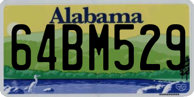 AL license plate 64BM529